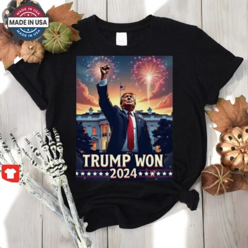 Official Digital Download Trump Won Trump 47 Presidenshirt