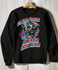 Official Donald Trump Election Victory America First Again January 20 2025 Printed Shirt