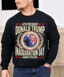 Official Donald Trump Inauguration Day 2025 47th Usa President Shirt