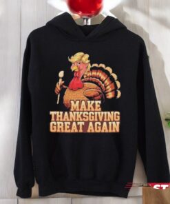 Official Funny Turkey Make Thanksgiving Great Again Trump 2024 Gift Shirt