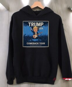 Official Trump 2024 Come Back Tour The Greatest Return On History Shirt