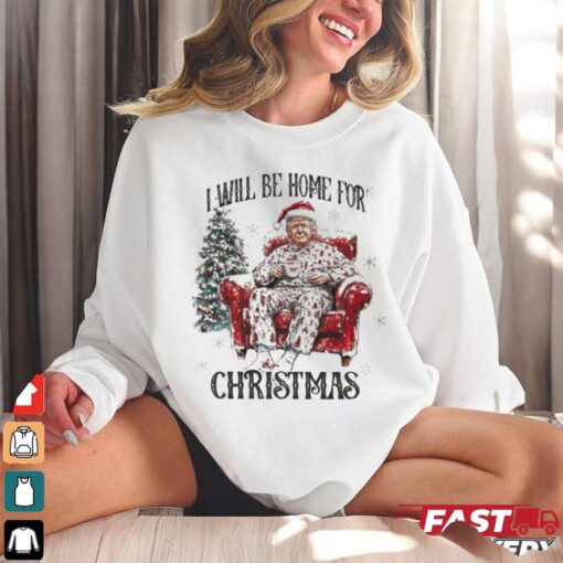 Official Trump I’ll Be Home For Christmas Trump Winning For America White House Shirt