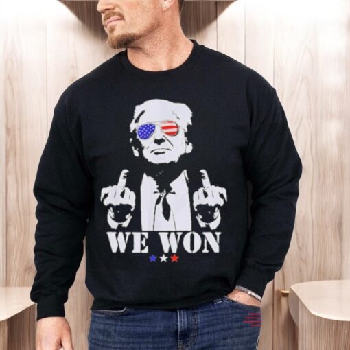 Official Trump We Won Wins Inauguration 47 Us President 2025 Election 2024 Shirt