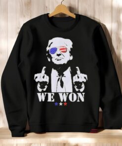 Official Trump We Won Wins Inauguration 47 Us President 2025 Election 2024 Shirt