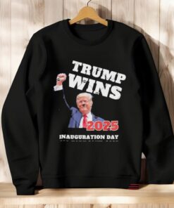 Official Trump Wins 2025 Inauguration Day Crew Liberal Tears Shirt