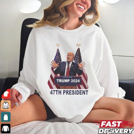 Official Trump Won 2024 President 47th Of White House Donald Trump Toddler Fine Jersey Shirt