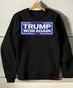 Official Trump Won Again 2024 Patriotic Election 2024 Shirt