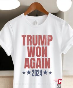 Official Trump Won Again Election Inauguration 2024 Republican Supporter Shirt