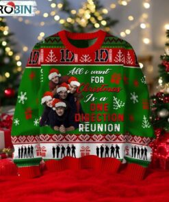 One Direction All I Want For Christmas Ugly Sweater