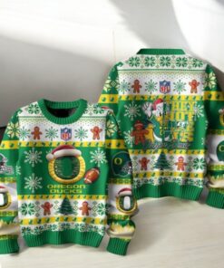 Oregon Ducks 2024 They Not Like Us Ducks Christmas Ugly Sweater