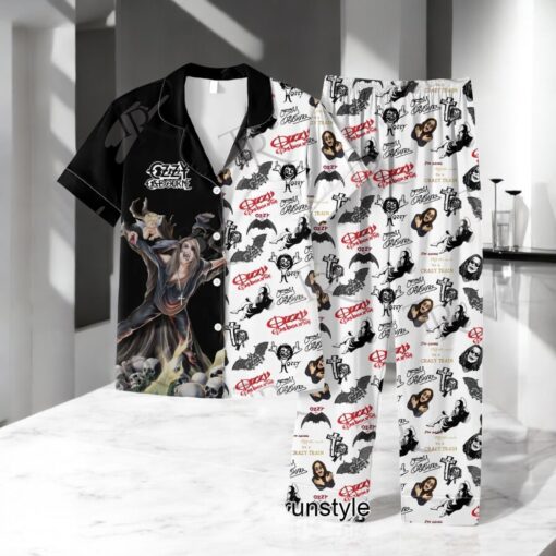 Ozzy Osbourne Crazy Train Pajamas Set
