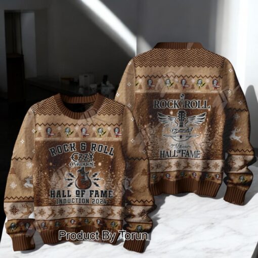 Ozzy Osbourne Rock & Roll Hall Of Fame Induction 2024 Sweater, Sweatshirt