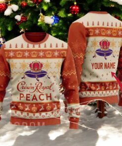 Peach Crown Royal Woolen Sweater