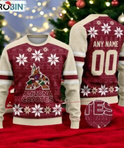Personalized Arizona Coyotes Ugly Sweater For Christmas