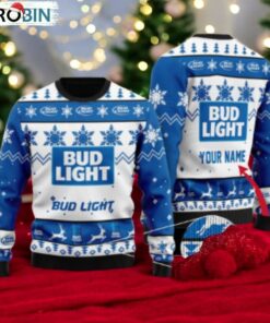 Personalized Bud Light Ugly Sweater