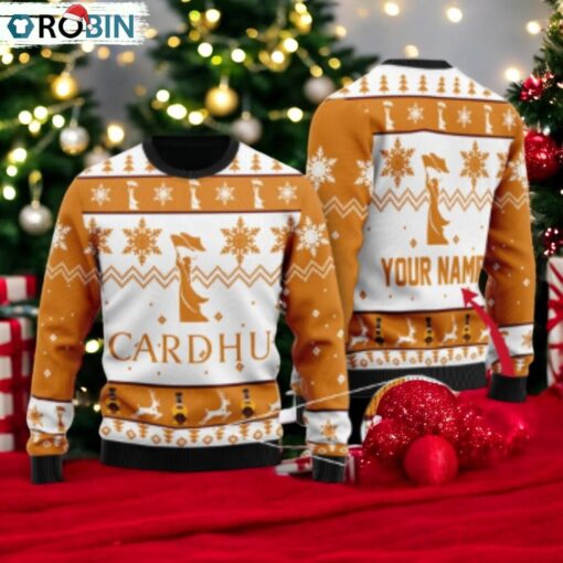 Personalized Cardhu Whiskey Ugly Sweater
