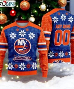 Personalized New York Islanders Ugly Sweater For Christmas Personalized New York Islanders Ugly Sweater For Christmas