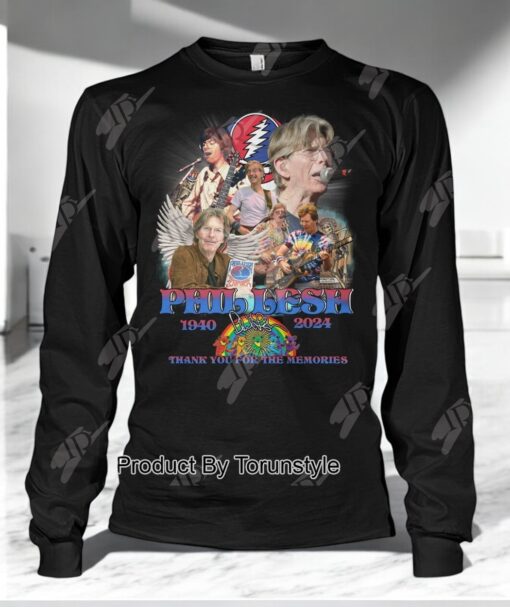 Phil Lesh 1940 2024 Thank You For The Memories Unisex Shirt