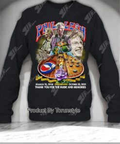 Phil Lesh March 15, 1940   October 25, 2024 Thank You For The Music And Memories Unisex Shirt
