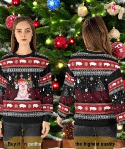 Pig Lovers Ugly Christmas Sweater, Sweatshirt, Funny Sweater