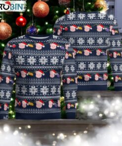 Pig Snowfalke Christmas Ugly Sweater