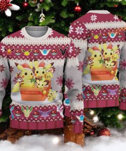 Pikachu Ugly Christmas Sweater, Sweatshirt