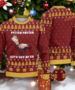 Pitter Patter Letterkenny 3D Sweater, Friends Christmas Sweater, Sweatshirt
