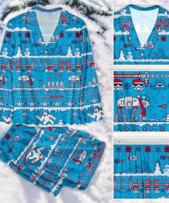 Pixel Art Robot Christmas Family Pajamas Set