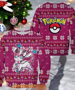 Pokemon 3D Ugly Christmas Sweater, Sweatshirt