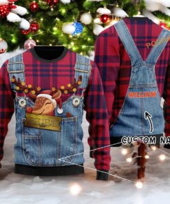 Polar Express Reindeer Ugly Sweater, Funny Christmas Gift Ideas