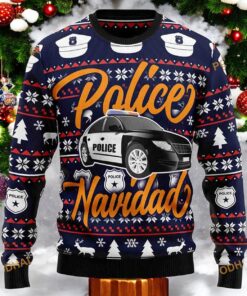 Police Navidad Police Life Ugly Sweater, Family Ugly Christmas Sweater, Sweatshirt