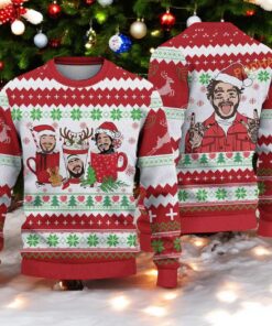 Post Malone Woolen Christmas Sweater