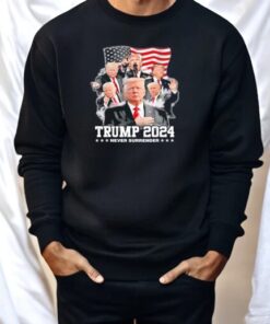 President Donald J Trump 2024 Never Surrender Shirt