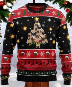 Pug Ugly Christmas Sweater, Family Ugly Christmas Sweater
