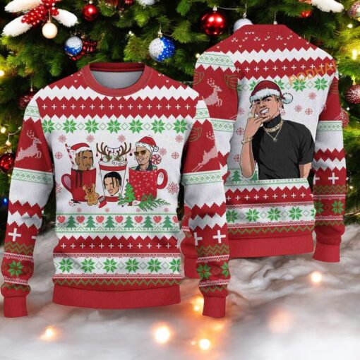 R Alejandro Love Ugly Christmas 3D Sweater, Funny Sweater