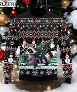 Raccoon Ugly Christmas Sweater