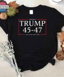 Rattletrap 1776 Trump 45 47 The Dash Matters Graphic Shirt