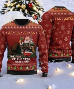 Rest Of The Year Santa Ugly Sweater, Family Ugly Christmas Sweater, Sweatshirt