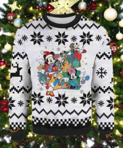 Retro Disney 3D Christmas Sweater, Funny Sweater