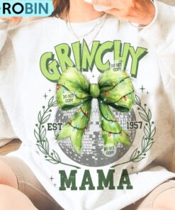 Retro Grinch Mama Christmas Sweatshirt, Trendy Holiday Shirt, Retro Grinch Mama Christmas Sweatshirt, Trendy Holiday Shirt,
