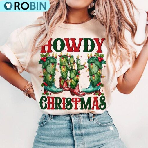 Retro Howdy Chrsitmas SweatShirt
