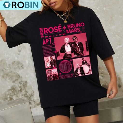 Retro Ros1 Br,no Mars Apt T Shirt, Rosie Album Merch,