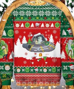 Rick And Morty UFO Ugly Christmas Sweater