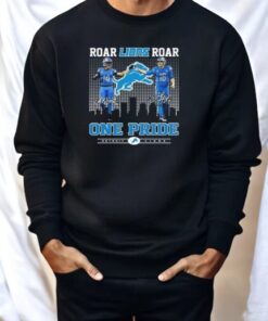 Roar Detroit Lions Roar One Pride Signatures 2024 Shirt