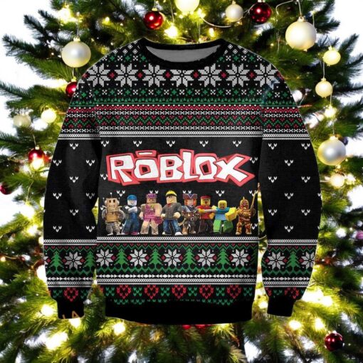 ROBLOX Christmas Sweater, Sweatshirt, Funniest Ugly Christmas Sweater, Sweatshirt