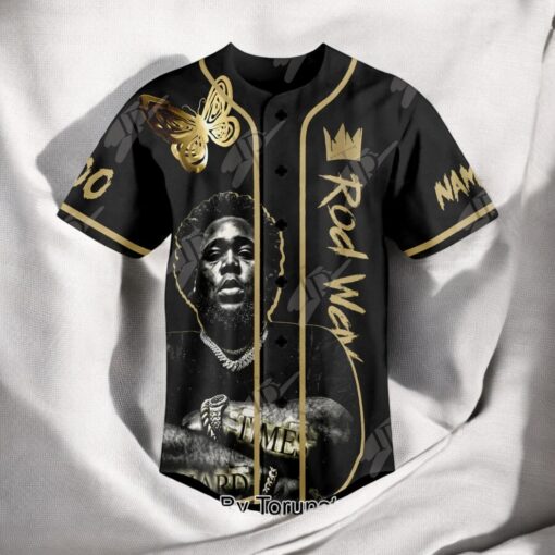 Rod Wave Last Lap Tour Custom Baseball Jersey