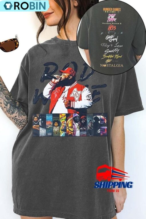 Rod Wave Concert T Shirt, Last Lap Tour Shirt