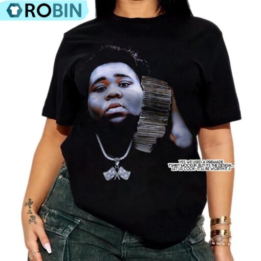 Rod Wave Face T Shirt, Artist Music Fan Gift, Tee