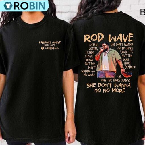 Rod Wave T Shirt, Last Lap Tour Hip Hop Shirt