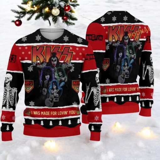 Roll n Rock I Was Made For Lovin Ugly Christmas 3D Sweater, Funny Sweater
